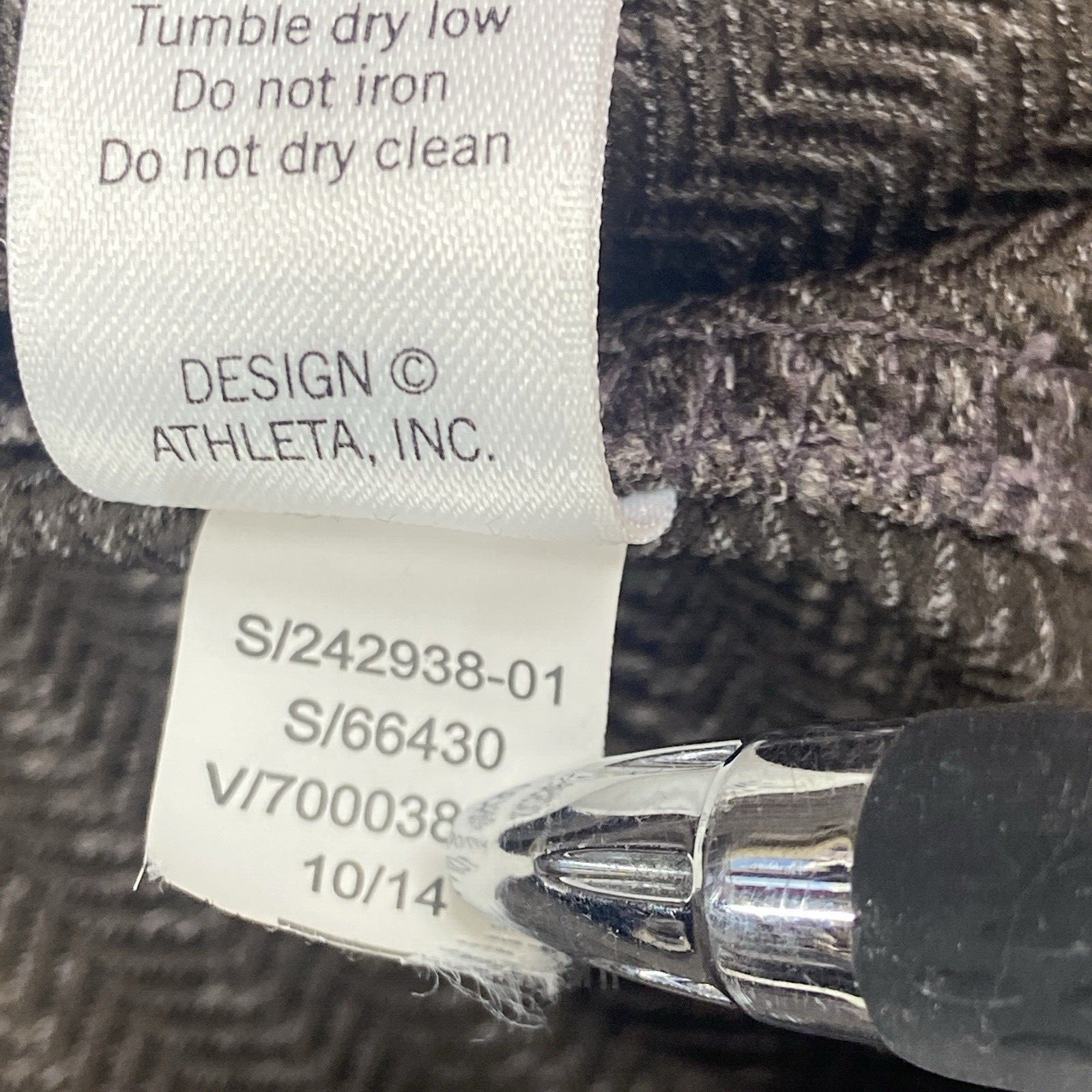 Athleta Jacket Size Medium Brown Herringbone Full… - image 14