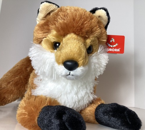 Aurora World FIONA el ZORRO ROJO peluche animal de peluche acostado 12" 31053 - Imagen 11 de 11