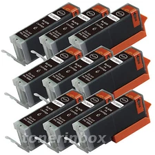 9 Pk PGI-250XL PGI250 XL BK Ink For Canon Pixma MG5420 MG5520 MG6320 MX722 MX922