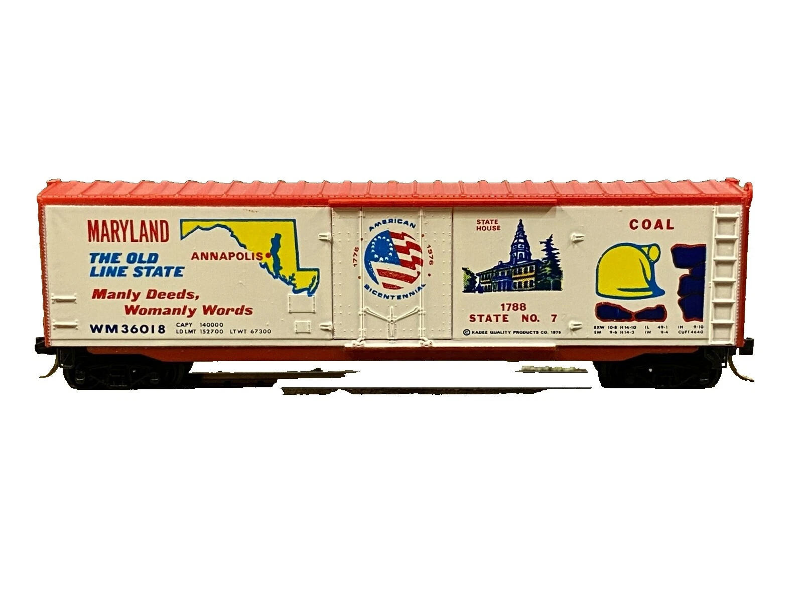 Trenes Kadee blanco Modelo