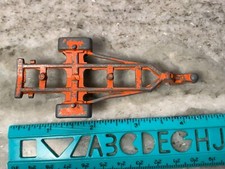 Vintage Tootsietoy Orange Boat Trailer Diecast Made In USA