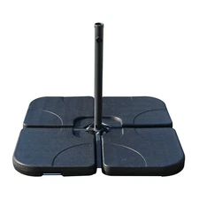 60 Liter Outdoor Patio Water Weighted Adjustable Umbrella Stand Base