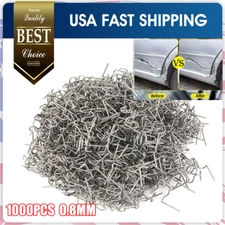 1000* Hot Staples Wave Stapler Plastic Welding For Car Fender Bumper Repair Kit