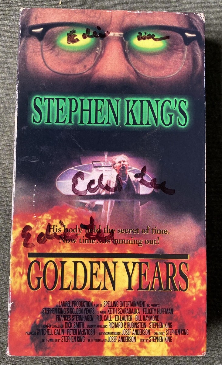 Golden Years & Cujo 2 VHS Lot Stephen King Horror World