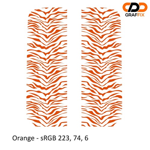 Tiger Side Window Vinyl Decal Set - Fits Jeep Wrangler JL/Gladiator JT 2018+ - Picture 7 of 9