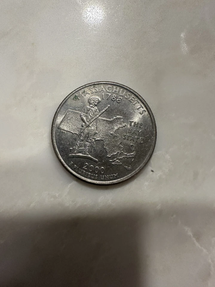 2000 P Massachusetts State Quarter RARE - Image 2 of 2