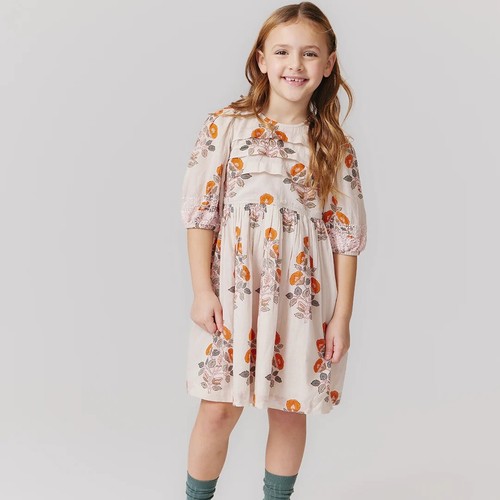 NWT Pink Chicken Girls Evelyn Dress - Cloud Bouquet Floral w/ Sequins Size 7 $88 - Picture 8 of 10
