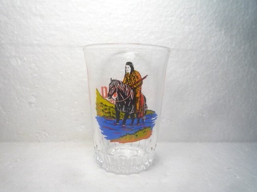ALTES WINNETOU KARL MAY GLASS HEINA DIE KÖSTLICHE 1950iger / 1960iger - Bild 5 von 7