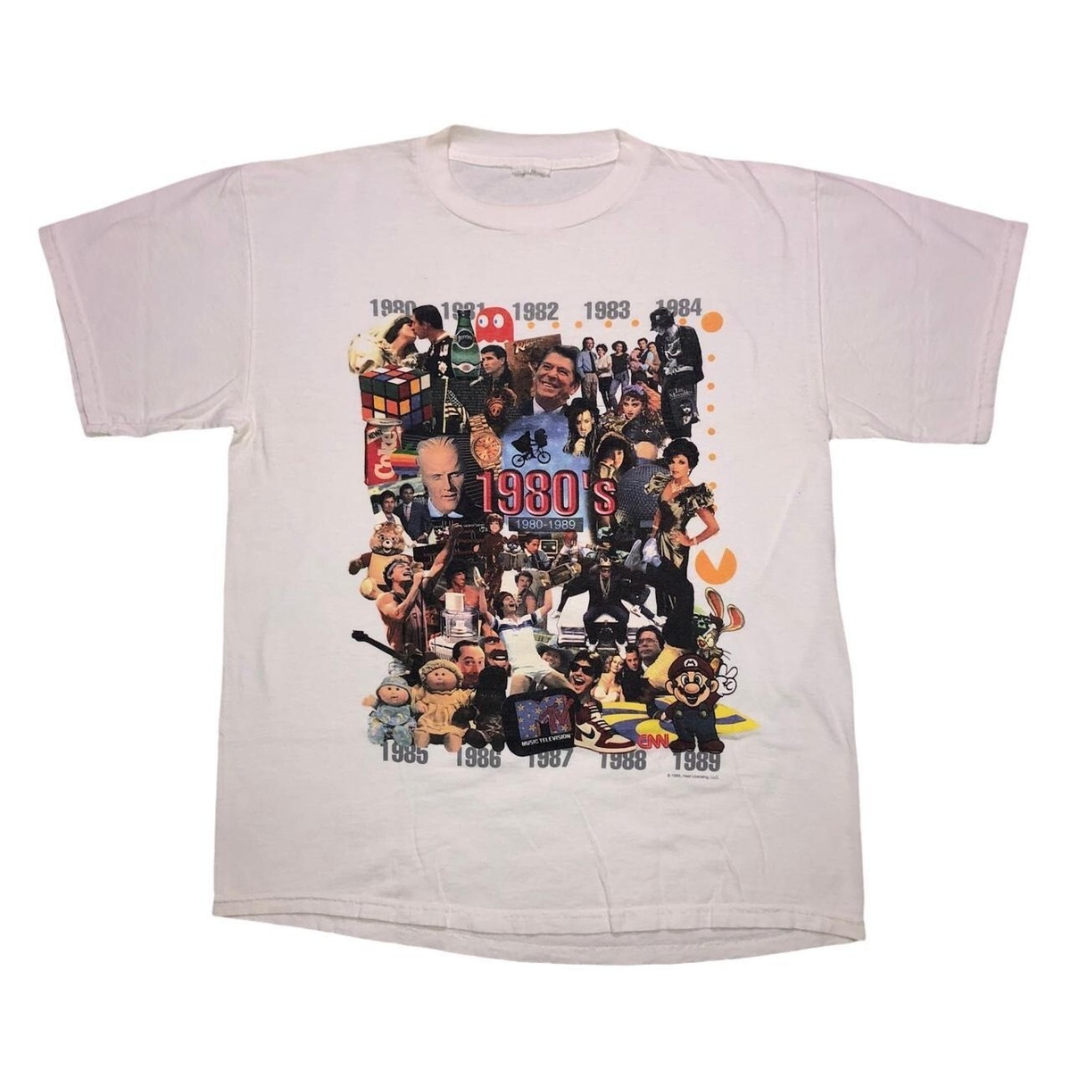 Vintage 1980s Nostalgia Collage Tee / 22 Vintage 1980s Nostalgia Collage Tee / 22