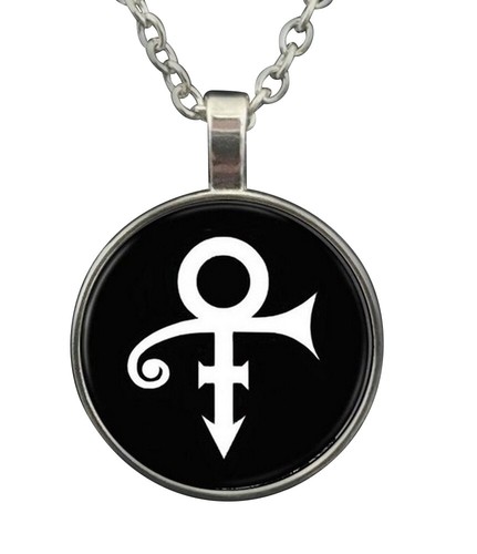 Pendant necklace symbol of love prince 