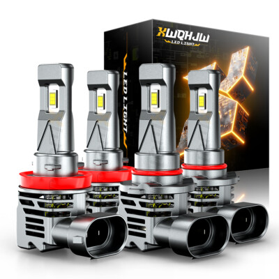 For Toyota Prius 2010-2015 Combo Front LED Headlights Bulbs High Low Beam Kit