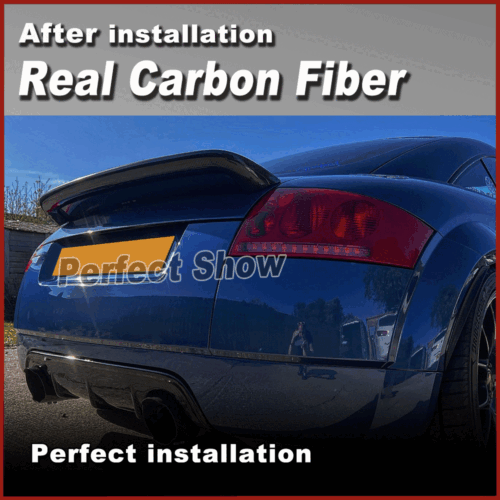 Carbon Heckspoiler Ansatz Passt für Audi TT 8N Spoiler Heckflügel Dachspoiler V6 - Bild 6 von 17