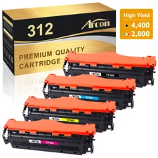 4x CF380A Toner Cartridge Set Campatible With HP 312A LaserJet Pro M476dn M476nw