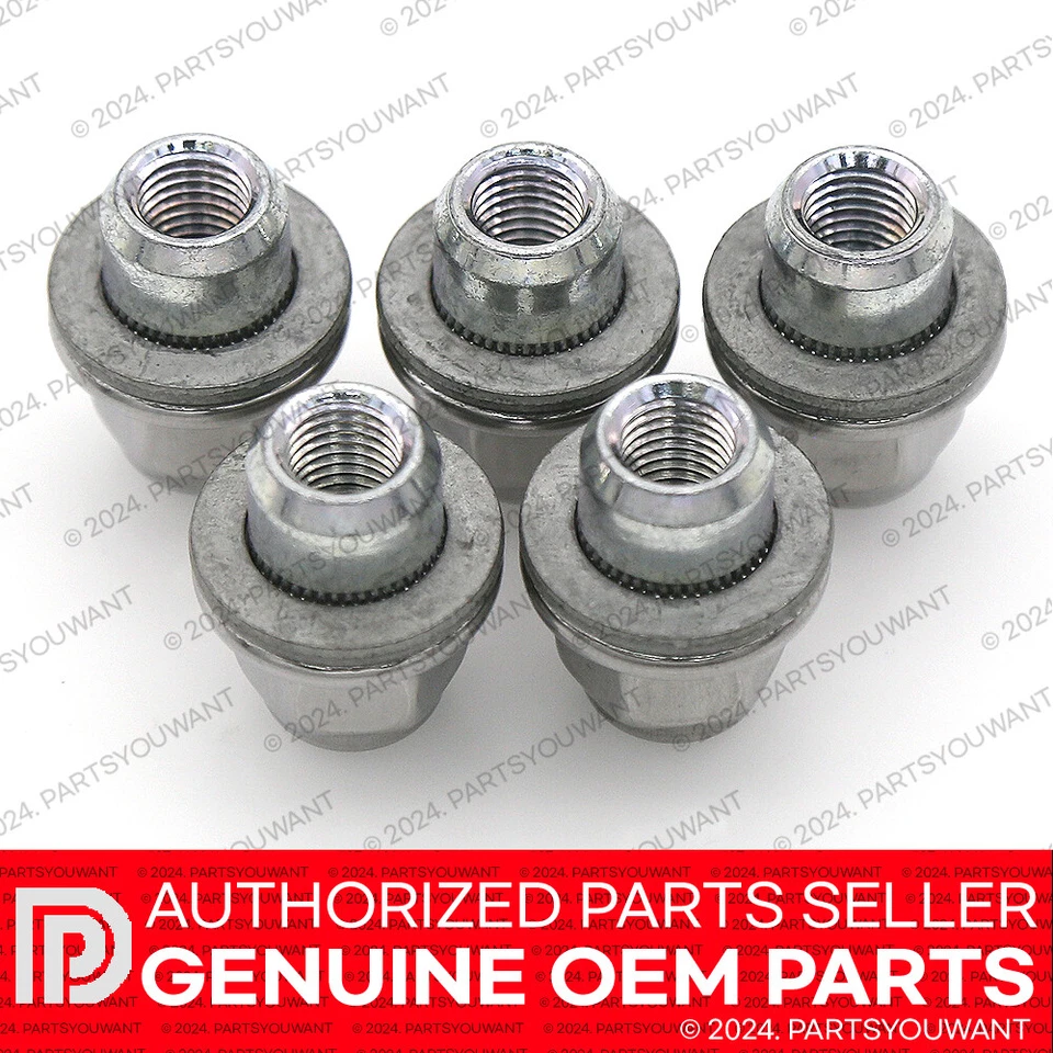 Tuerca de rueda cromada original Toyota Lexus de fábrica OEM NUEVA 90084-94001 [JUEGO DE 5] Foto 3 de 4