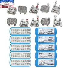 10Kit Dental Orthodontic Metal Brackets Braces Roth MBT 022 345 BIOMIM MINI-TWIN
