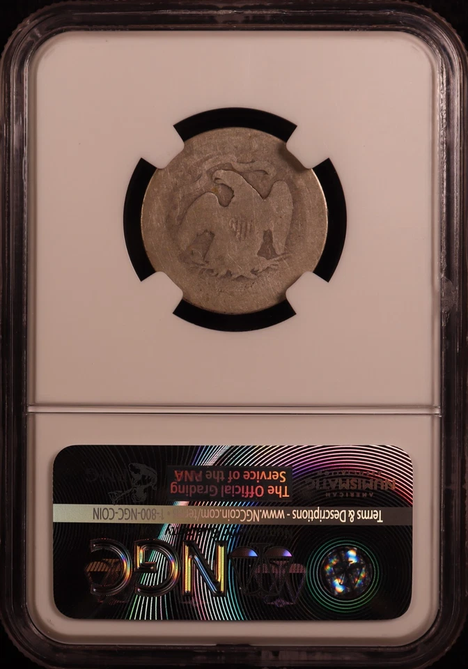 1875-P Seated Liberty Silver Quarter - NGC Fair 2 - Lowball Registry Type Coin! - Image 2 of 3