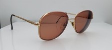 Vintage Berdel Pink Gold Oval Sunglasses FRAMES ONLY