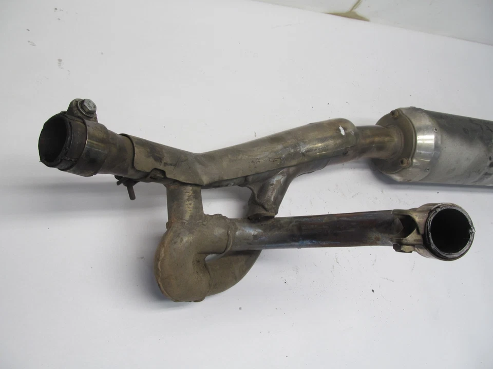 Hyosung Comet GT650 GT 650 2007 silenciador y tubos de escape con escudo térmico Foto 3 de 4