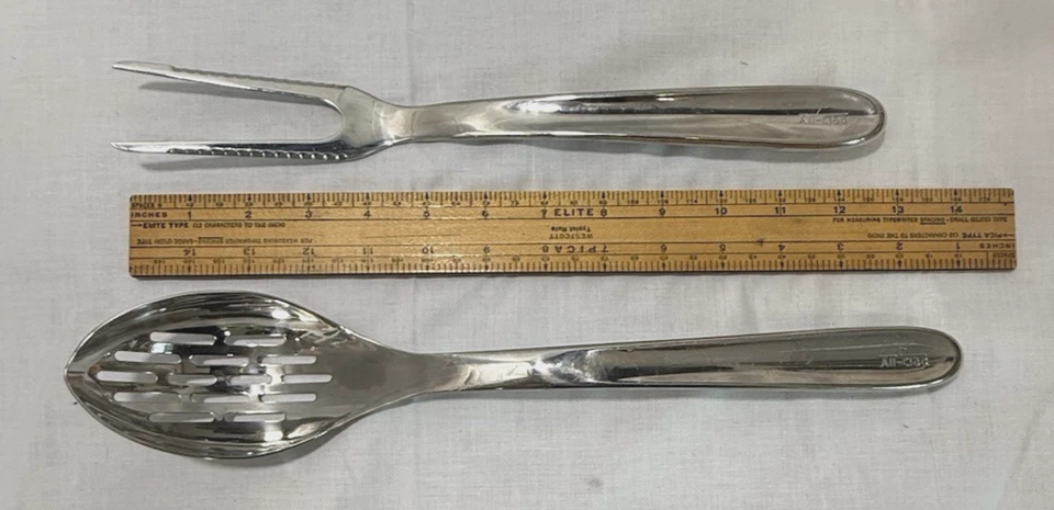 All Clad сервировочная посуда вилка и щелевая ложка D5 14"" - Изображение 4 из 4