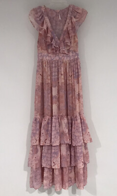 free people pink flowy dress Free People Morning Meadows Long Sleeve Maxi – Vagabond Apparel Boutique main image 0