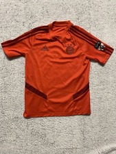 Bayern Munich Mens Red Adidas Training Shirt | German Football Sportswear
