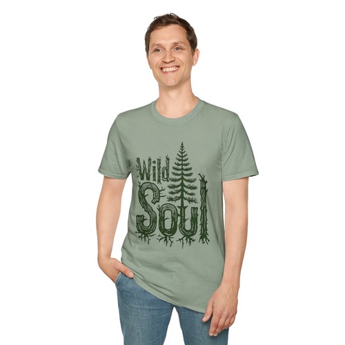 Wild Soul T-Shirt, Nature Lover Gift, Camping Tee, Hiking Tee, Outdoors Tee - Picture 20 of 41