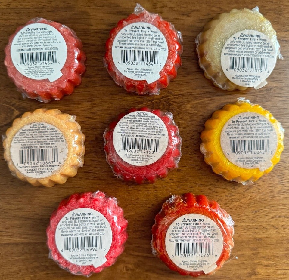 Yankee Candle HALLOWEEN Wax Potpourri Tarts Lot Trick or Treat Candy