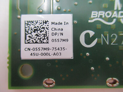 Broadcom® 5720 Quad Port 1GbE BASE-T. carte d'interface réseau OCP 3.0