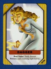DAGGER 2001 Marvel Recharge CCG Game Card #25 Tandy Bowen Inaugural Edition*