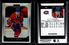 2021-22 O-Pee-Chee Platinum Rainbow Base #82 Nick Suzuki