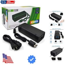 Xbox 360 Slim Power Supply, Quiet AC Charger 100-240V Power Brick for Xbox 36...