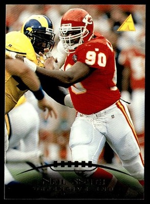 1995 Pinnacle Neil Smith Kansas City Chiefs #68