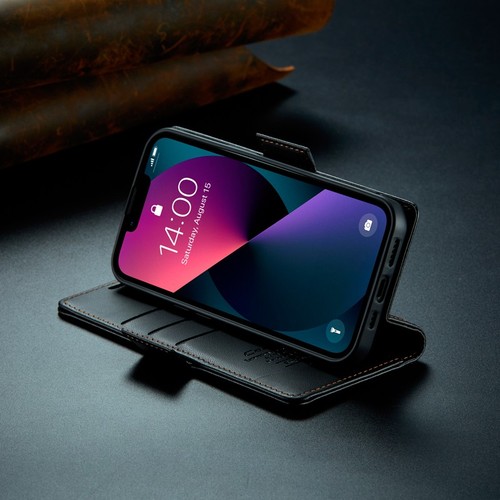 Magnetic Card Wallet Case Leather Flip Cover for iPhone 17/17 Pro/17 Pro Max/Air - Picture 6 of 28