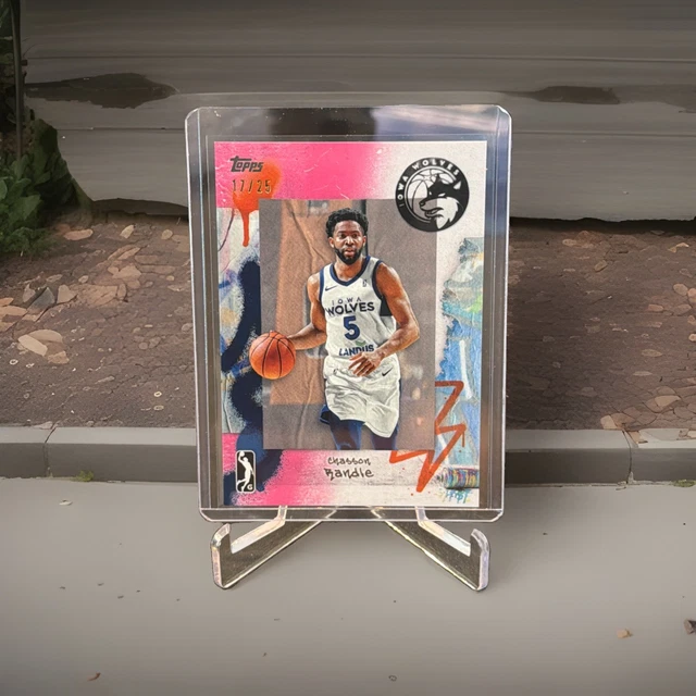 2024-25 Topps G-League Chasson Randle Pink /25 #41 SP Iowa Wolves