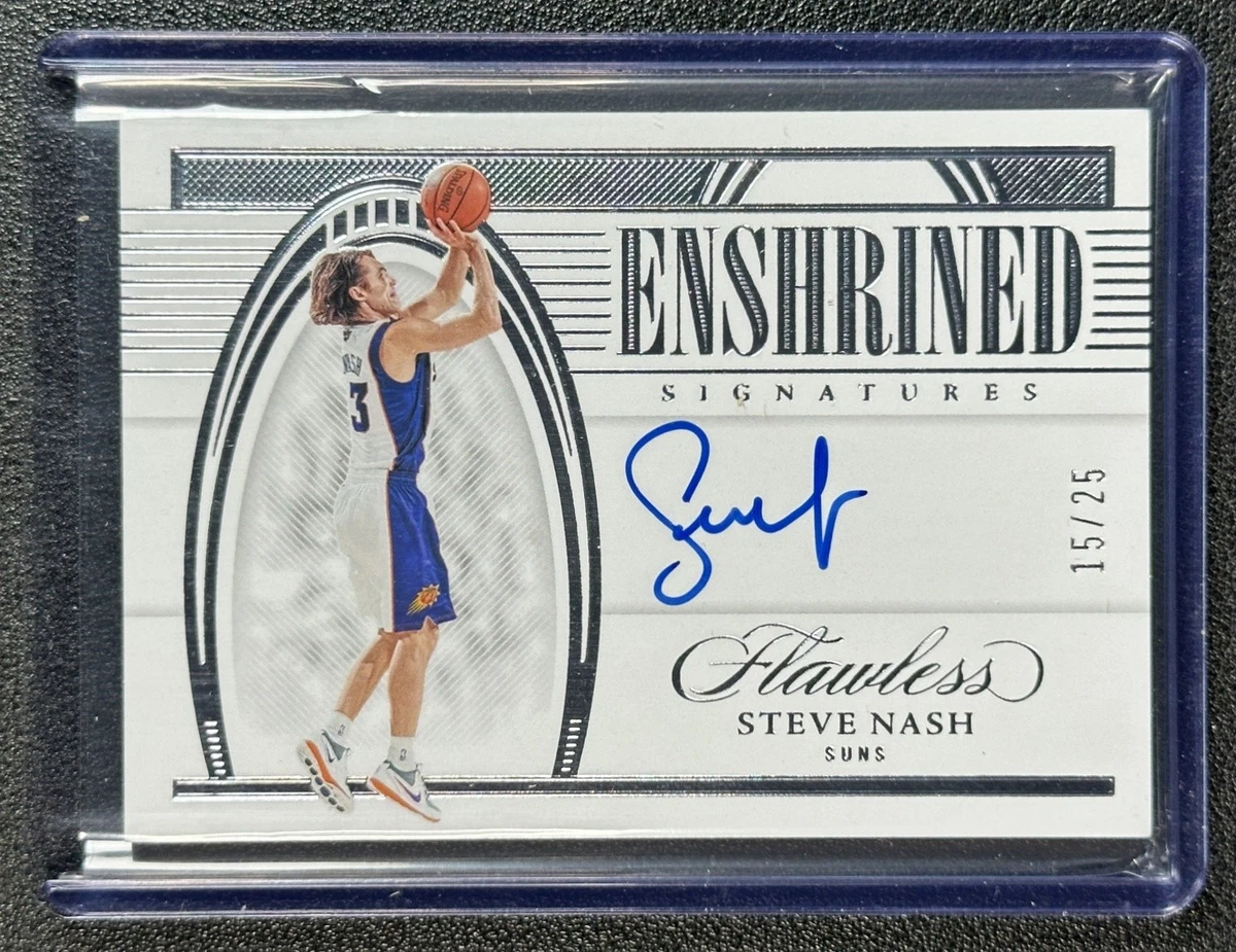 Panini Steve Nash Basketball Autographed Sports Trading Cards 