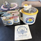 Vintage Donvier Ice Cream Maker Hand Crank Makes 1 Pint