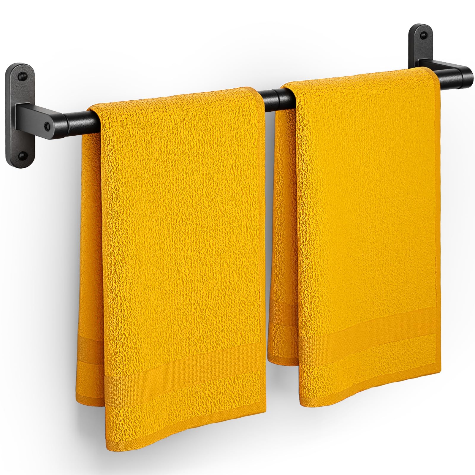 Hanger, Wall Mounted, , Compact Design, Black