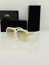Cazal Sunglasses Legends Milky White Square Bold Eyewear Trendy Glasses