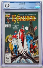 EXCALIBUR #1 -  1st Appearance of WIDGET - Clairmont/Davis/Neary  - CGC 9.6