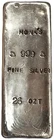 HONK'S SILVER 26 OUNCE POURED .999 SILVER LOAF BAR