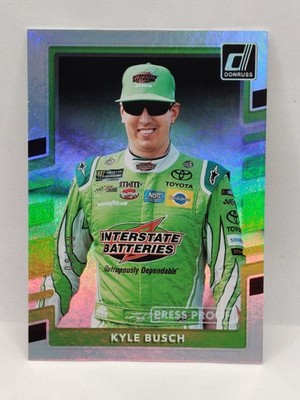2018 Donruss NASCAR Racing Press Proof Foil #41 Kyle Busch Door Number 08/49 