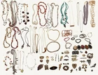 Large Vintage Costume Jewelry Lot –Necklaces, Bracelets, Pins, Scarf Clips