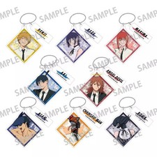 Chainsaw Man Movie Reze Edition Key Chain Set 8pcs Trading Double Parts