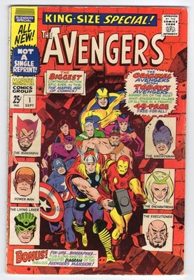 Avengers Annual 1 1967 Marvel Comics VG 4.0 Mandarin Enchantress Swordsman