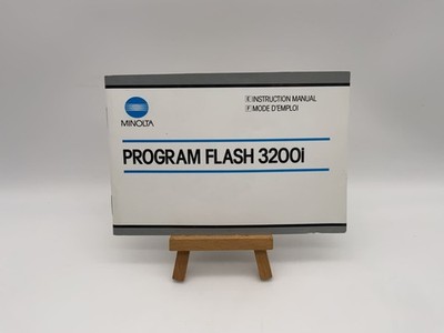 Minolta Program Flash 3200i Bedienungsanleitung Englisch