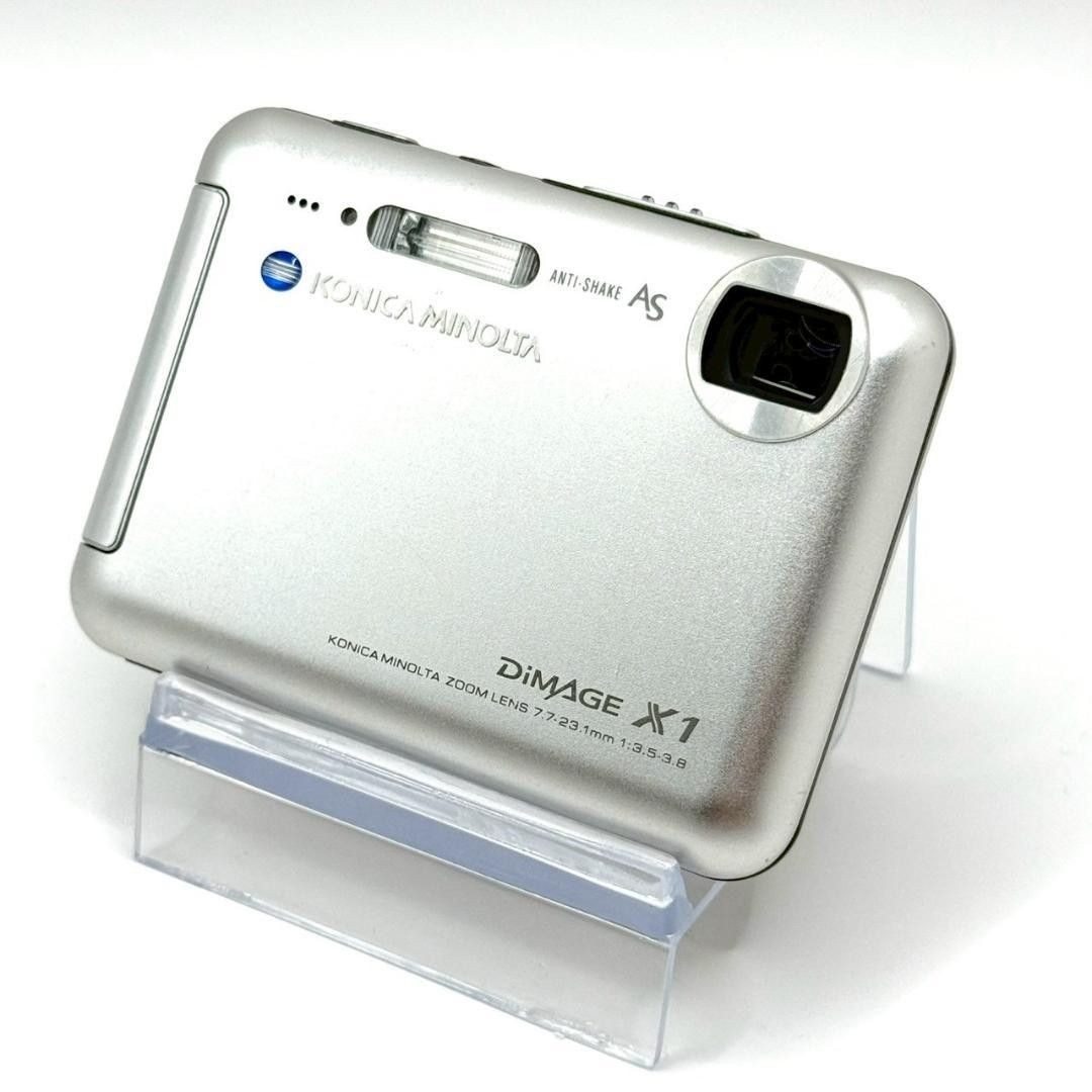 #4124 DiMAGE X1 KONICA MINOLTA メタルボディ Konica Minolta DiMAGE X1 8.0MP Digital Camera - Silver for sale