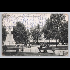Vintage Postcard London Leicester Square 1922 Posted Historic Scenic View Rivers