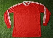 UHLSPORT # 4 ORIGINAL 90'S vintage FOOTBALL SOCCER L/S SHIRT JERSEY TEE SIZE XXL