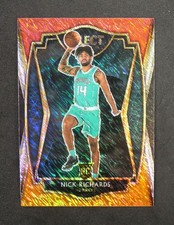 Nick Richards Rookie 2020 SELECT RED WHITE ORANGE Shimmer Basketball Card #167