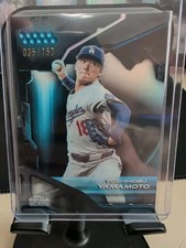 2026 Topps Chrome Black Yoshinobu Yamamoto Dodgers /150
